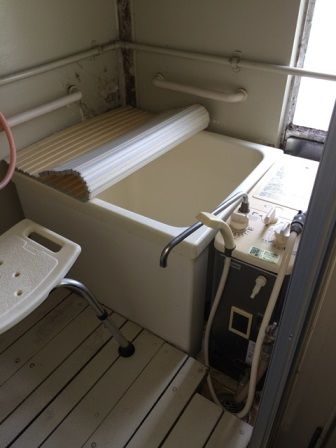 都営住宅の浴室
