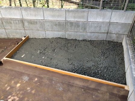 物置の基礎つくり (7)