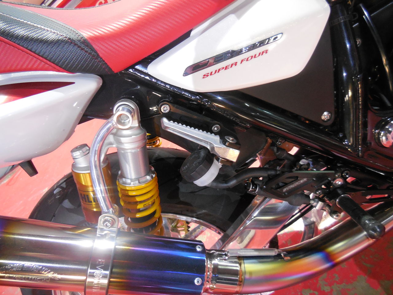 CB1300 sc54 オオニシヒートマジック フルエキ タンデムステップ