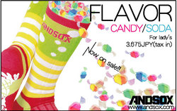 ANDSOX NEWカラー続々登場!!