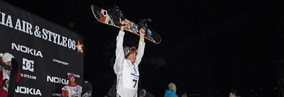 トラビス・ライス、ビッグエアーコンテスト「Air&Style」で優勝