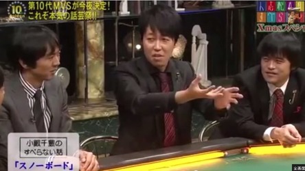 人志松本のすべらない話での小籔千豊の写真