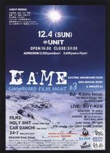 12/4 スノーボードイベント LAME