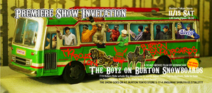 THE BOYZ ON BURTON SNOWBOARDS