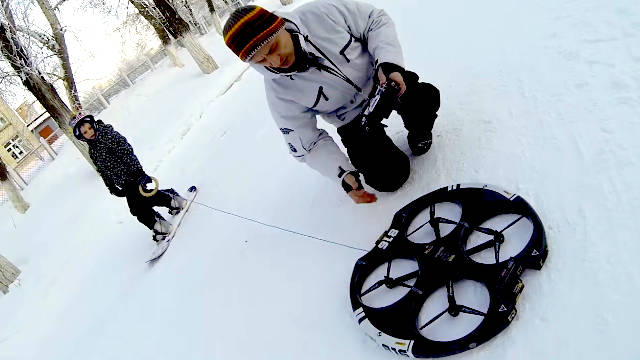 First Droneboarding