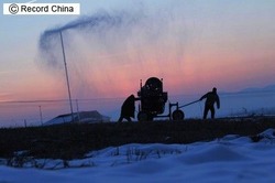 25日、今年は日本や韓国のほか中国のゲレンデ