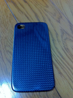 monCarbone iPhone4 case 背面