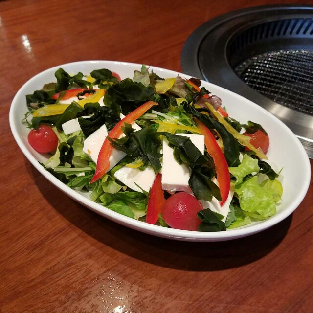豆腐サラダ