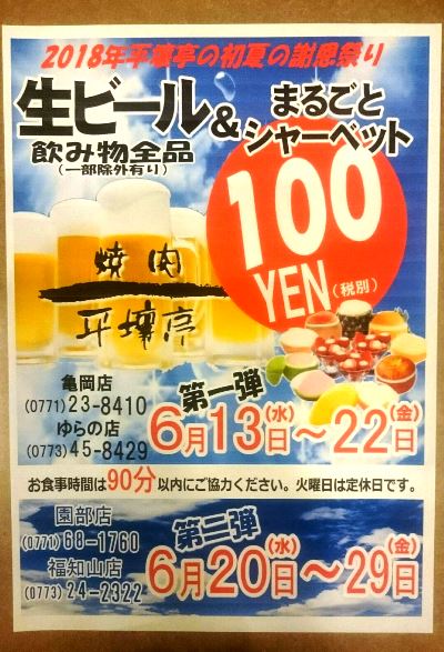 2018 100円セールです