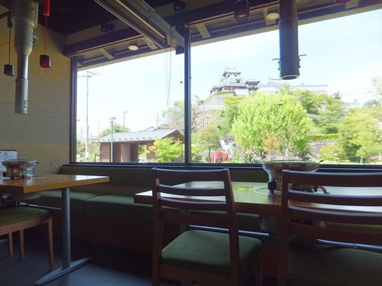 店内から