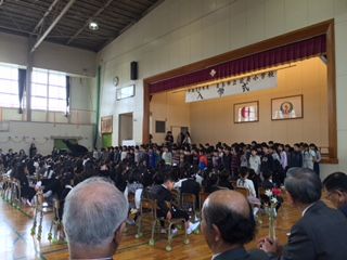 前原小学校入学式 八尋です 糸島生活ブログ 糸島の住宅情報は俺に聞け