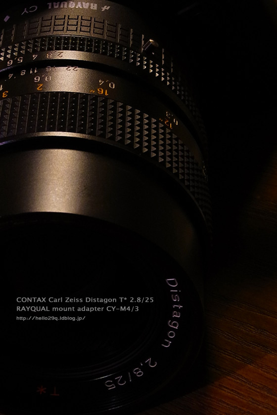 CONTAX Carl Zeiss Distagon T* 2.8/25