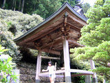 横峰寺 鐘楼も木々に包まれています