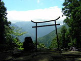 横峰寺 星が森から霊峰石鎚山を望む