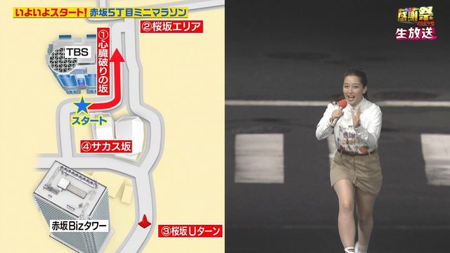 ◆【画像】浦野芽良アナ、スカートがめくれ上がり中が見えてしまう 変態の宴Ⅱ