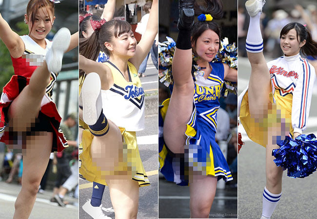 ◆【画像】海外「日本の学生チアリーダー、ま●こ見せすぎだろ…」⇒ これは完全にアウトだわ・・・・(SEX動画あり) 変態の宴Ⅱ