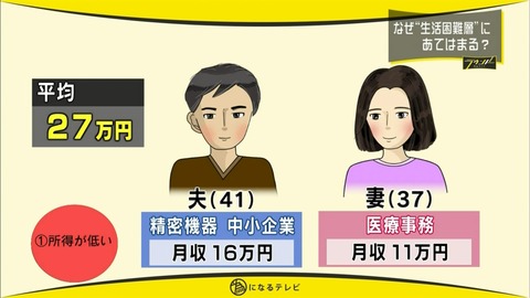 平均的な家庭の家計簿