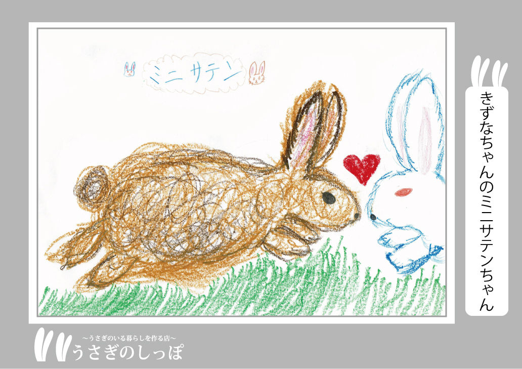 夏休み うさぎのしっぽ絵画コンテスト展示