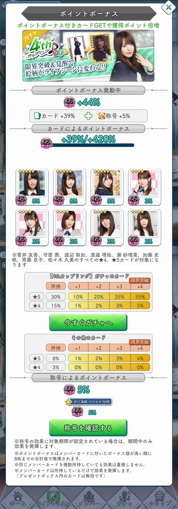 xx 4thCW ポイントボーナス