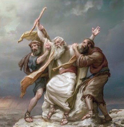 moses aaron and hur