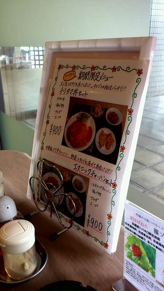 ランチタイム期間限定メニュー