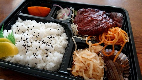 八田農園亀岡牛ハンバーグ弁当②