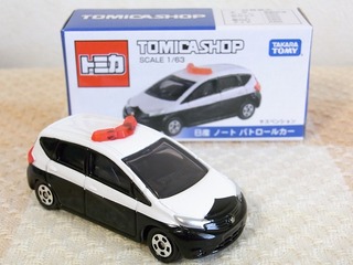 TOMICA SHOP ORIGINAL NOTE Police Car