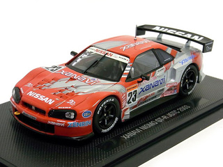 エブロ 1/43 Xanavi GT-R R34 2003 JGTC優勝車