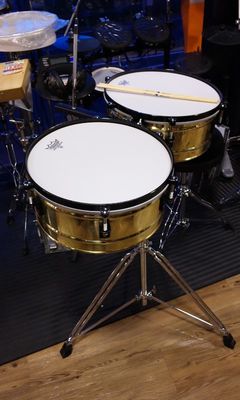 ラテンパーカッション AFRO ティンバレス 14”15”スタンド付