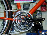 Dean Colonel XTR orange extralite E-bones crankset