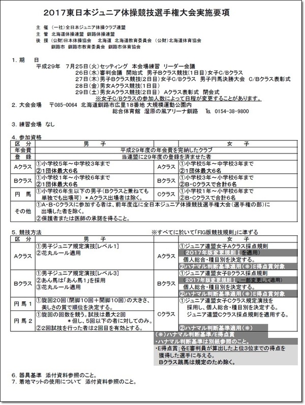 ●東日本要項