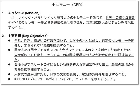 セレモニー
