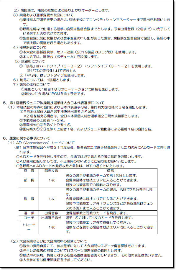 世界ジュニア体操2
