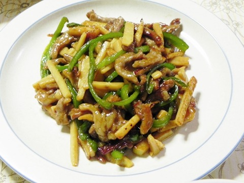 20140423青椒肉絲
