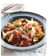 揚げない酢豚