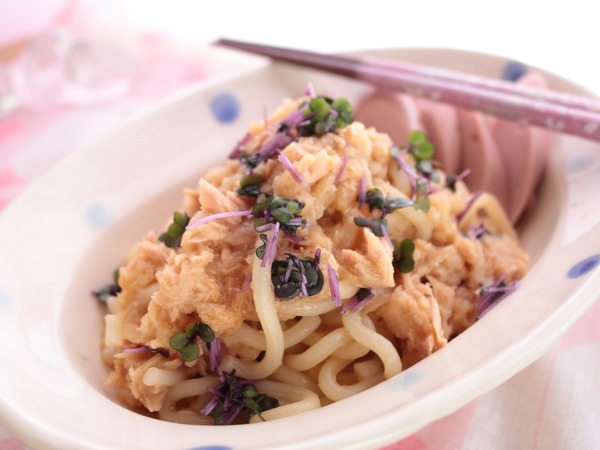 ツナと蕪おろしうどん・横斜俯瞰_1600