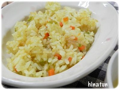 ひなちゅんの!なちゅらる日記-カレーピラフ