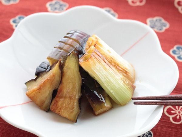 茄子とねぎの揚げびたし・横斜俯瞰2_1600