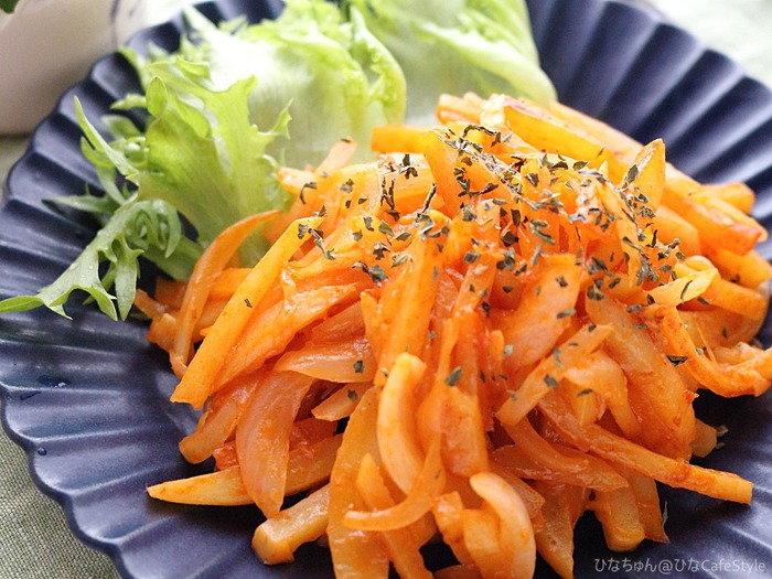 新じゃが新たまのまろやかトマトチーズ炒め