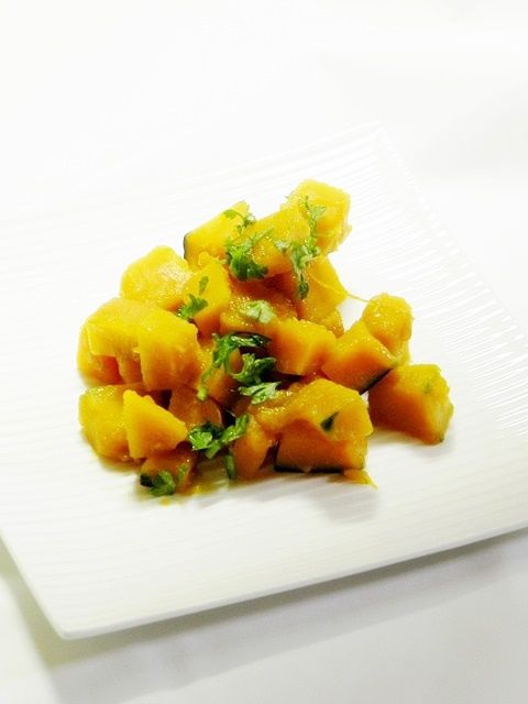 かぼちゃの塩バター炒め