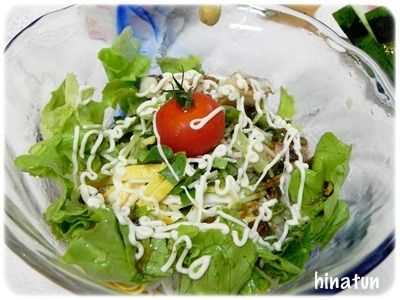 サラダそうめん