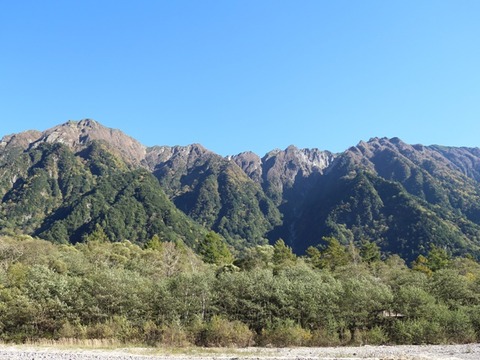 六百山と霞沢岳