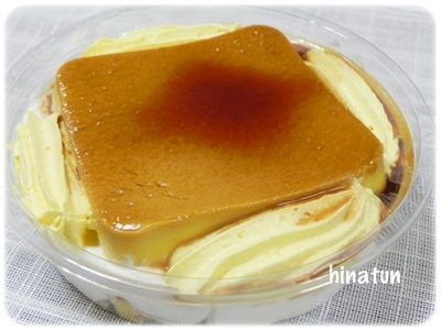 かぼちゃプリンのショートケーキ