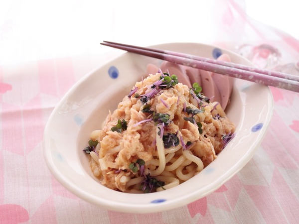 ツナと蕪おろしうどん・横斜俯瞰1_1600