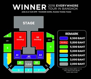 WINNER 2018 EVERYWHERE TOUR IN BANGKOKバンコク予約ドットコム2