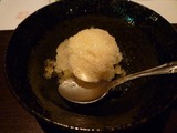 番茶のシャーベット