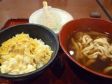 玉子丼&うどん