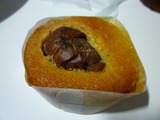 渋川煮の栗ミニカップケーキ