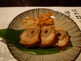 河内蓮根と鶏の八幡巻き