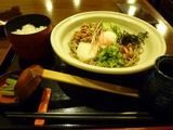 五色納豆そば定食